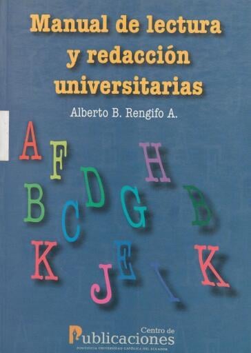 Manual de lectura y redacción universitarias