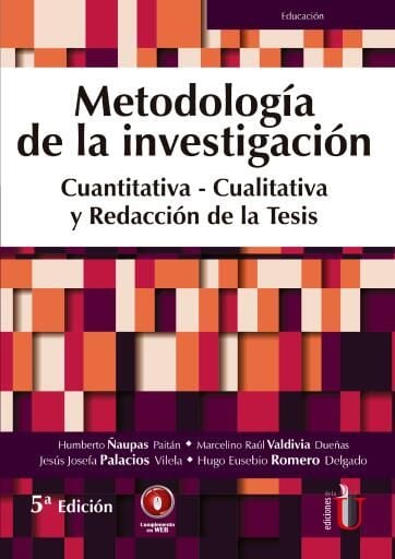 Metodología de la investigación: cuantitativa - cualitativa y redacción de tesis