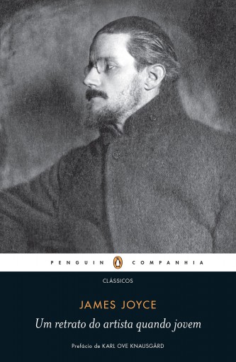 Portada del libro «Um retrato do artista quando jovem», de James Joyce