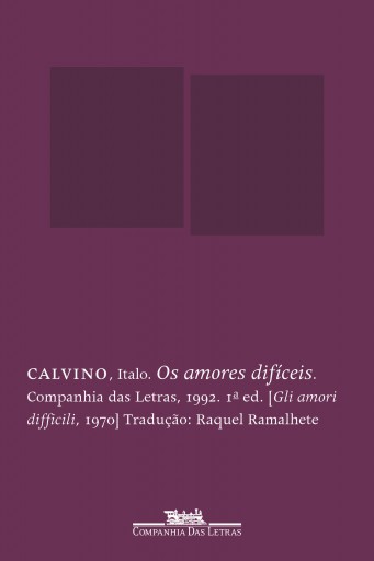Os amores difíceis