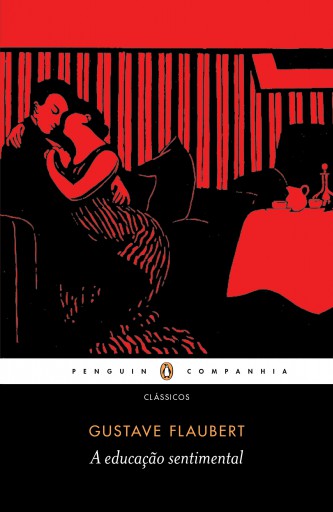 Portada del libro «A educação sentimental», de Gustave Flaubert