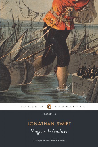Portada del libro «Viagens de Gulliver», de Jonathan Swift