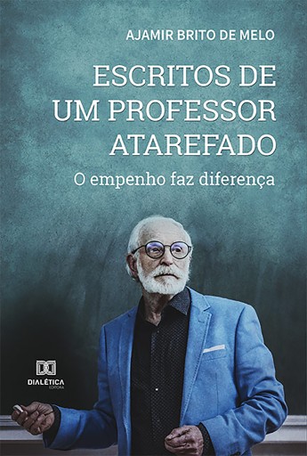 Portada del libro «Escritos de um professor atarefado», de Ajamir Brito de Melo