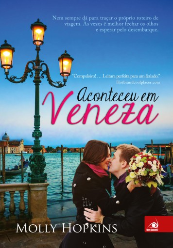 Portada del libro «Aconteceu em Veneza», de Molly Hopkins