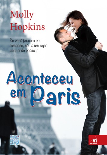 Portada del libro «Aconteceu em Paris», de Molly Hopkins
