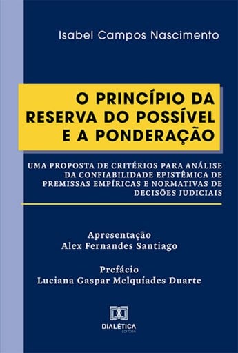 O Princípio da Reserva do Possível e a Ponderação