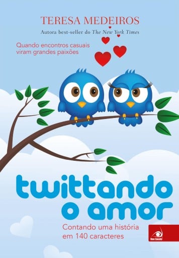 Portada del libro «Twittando o amor», de Teresa Medeiros