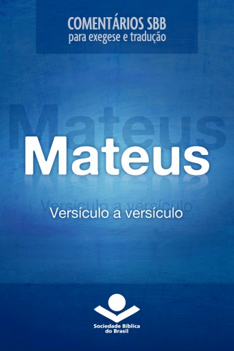 Comentários SBB - Mateus versículo a versículo imagen de portada