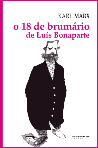 Portada del libro «O 18 de brumário de Luís Bonaparte», de Karl Marx