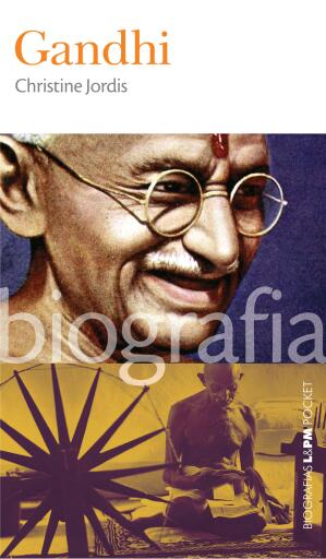 Portada del libro «Gandhi», de Christine Jordis