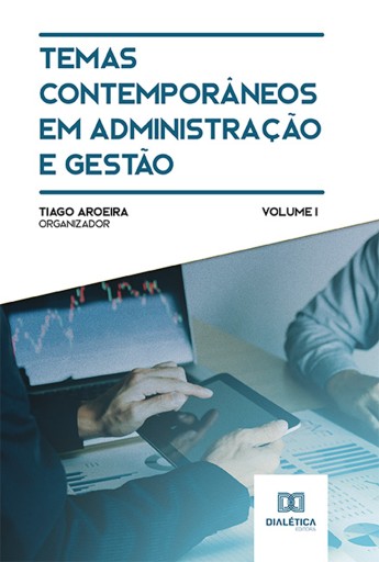 Portada del libro «Temas contemporâneos em administração e gestão», de Tiago Aroeira
