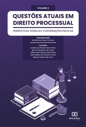 Portada del libro «Questões atuais em Direito Processual», de Guilherme César Pinheiro