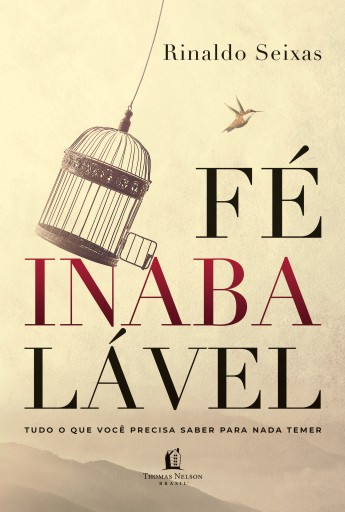 Portada del libro «Fé inabalável», de Rinaldo Seixas