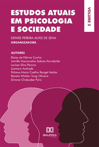 Portada del libro «Estudos atuais em Psicologia e Sociedade», de Denise Pereira Alves de Sena