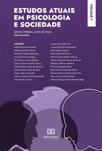 Portada del libro «Estudos atuais em Psicologia e Sociedade», de Denise Pereira Alves de Sena