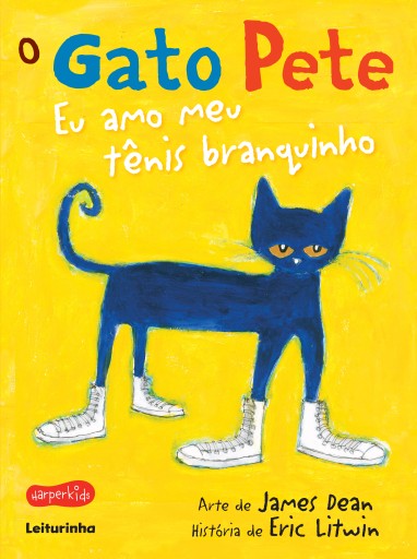 O gato Pete - eu amo meu tênis branquinho