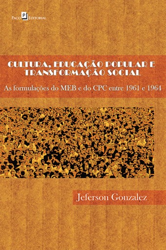 Portada del libro «Cultura, educação popular e transformação social», de Jeferson Anibal Gonzalez