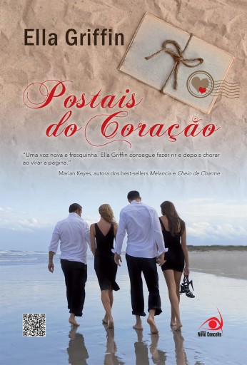 Portada del libro «Postais do coração», de Ella Griffin