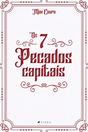 Portada del libro «Os sete pecados capitais», de Max Coura
