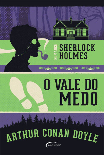 Portada del libro «O vale do medo (Sherlock Holmes)», de Arthur Conan Doyle