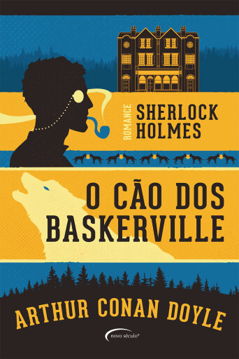 Portada del libro «O cão dos Baskerville (Sherlock Holmes)», de Arthur Conan Doyle