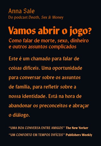 Portada del libro «Vamos abrir o jogo?», de Anna Sale