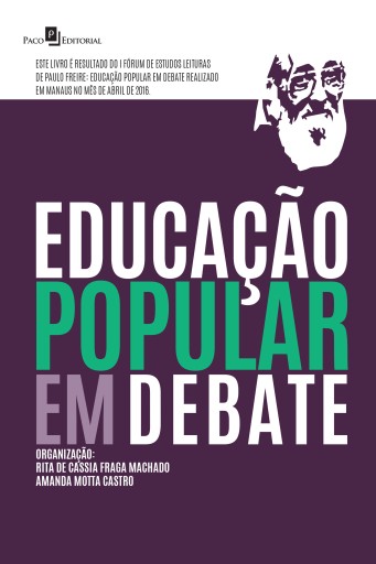 Portada del libro «Educação Popular em Debate», de Rita Cassia Fraga de Machado, Amanda Motta Castro