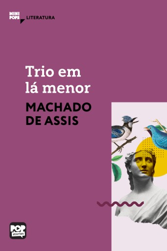 Portada del libro «Trio em lá menor», de Machado de Assis