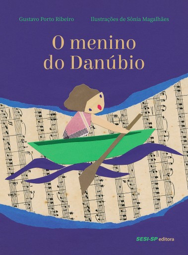 Portada del libro «O menino do Danúbio», de Gustavo Porto Ribeiro