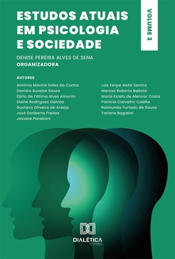 Portada del libro «Estudos atuais em Psicologia e Sociedade», de Denise Pereira Alves de Sena