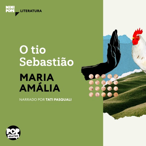 Portada del audiolibro «O tio Sebastião», de Maria Amália