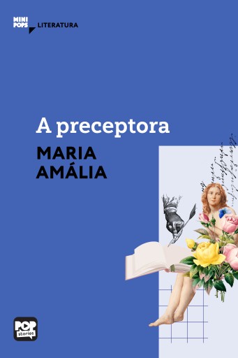 Portada del libro «A preceptora», de Maria Amália