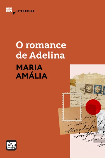 Portada del libro «O romance de Adelina: Fragmentos de cartas», de Maria Amália