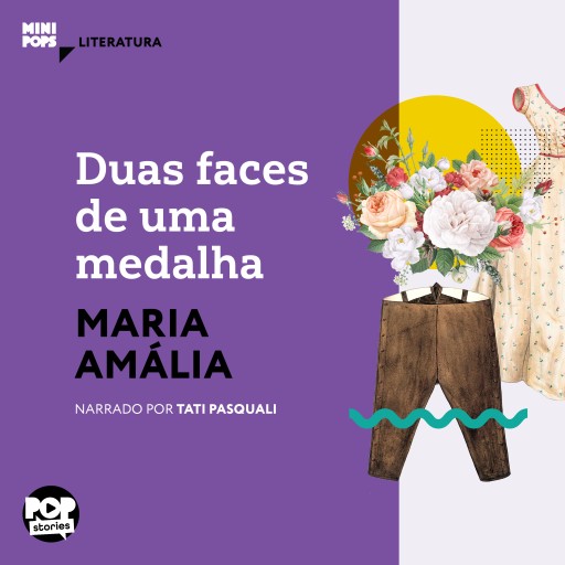 Portada del audiolibro «Duas faces de uma medalha», de Maria Amália