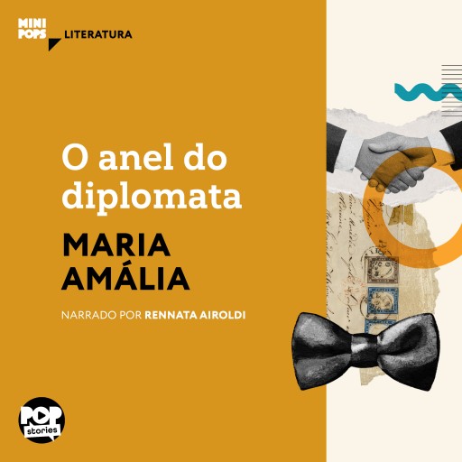Portada del audiolibro «O anel do diplomata», de Maria Amália