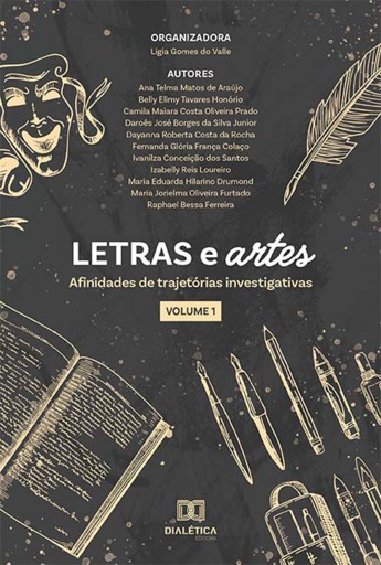 Portada del libro «Letras e artes», de Lígia Gomes do Valle