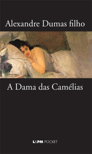 Portada del libro «Dama das Camélias», de Alexandre Dumas Filho