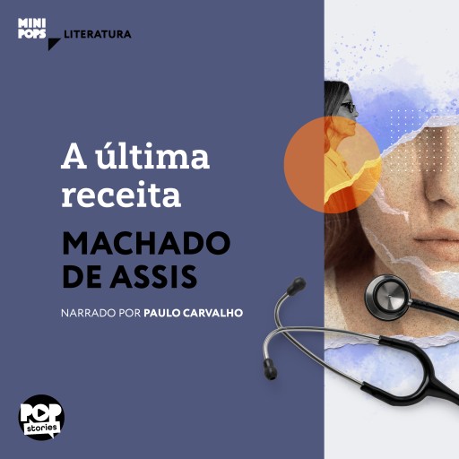 Portada del audiolibro «A última receita», de Machado de Assis