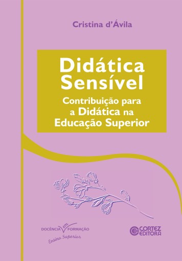 Portada del libro «Didática sensível», de Cristina D'Ávila