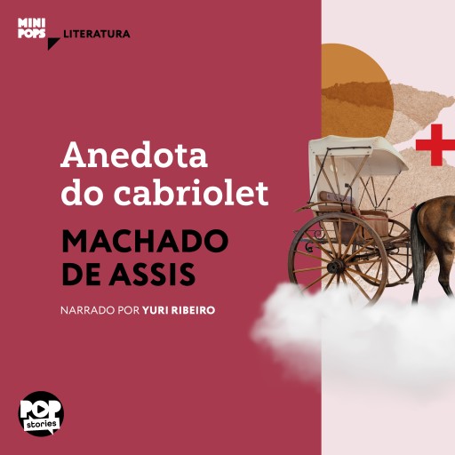 Portada del audiolibro «Anedota do cabriolet», de Machado de Assis