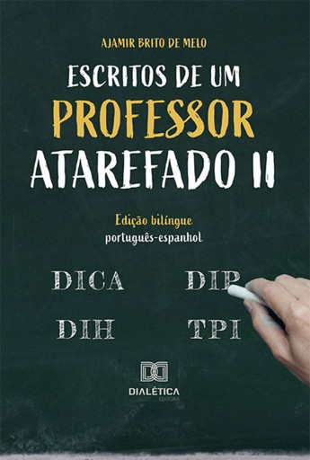 Portada del libro «Escritos de um professor atarefado II», de Ajamir Brito de Melo