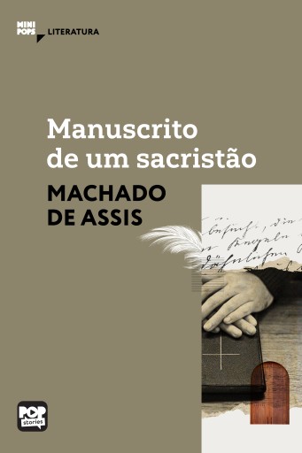 Portada del libro «Manuscrito de um sacristão», de Machado de Assis