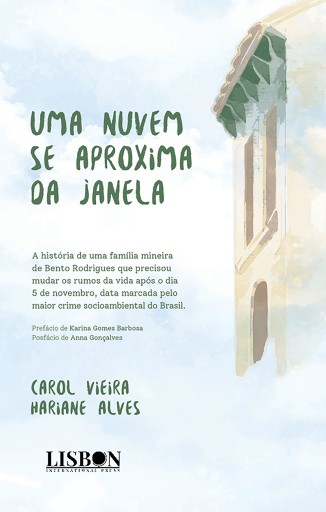Portada del libro «Uma nuvem se aproxima da janela», de Carol Vieira, Hariane Alves