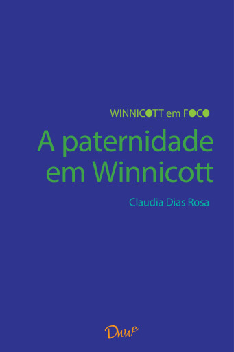 Portada del libro «A paternidade em Winnicott», de Claudia Dias Rosa
