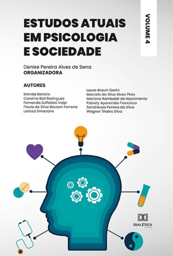 Portada del libro «Estudos atuais em Psicologia e Sociedade», de Denise Pereira Alves de Sena