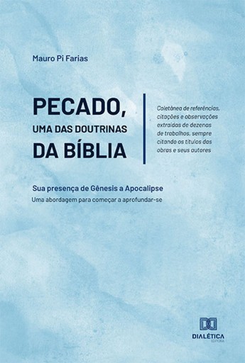 Portada del libro «Pecado, uma das Doutrinas da Bíblia», de Mauro Pi Farias