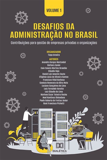 Portada del libro «Desafios da Administração no Brasil», de Tiago Aroeira