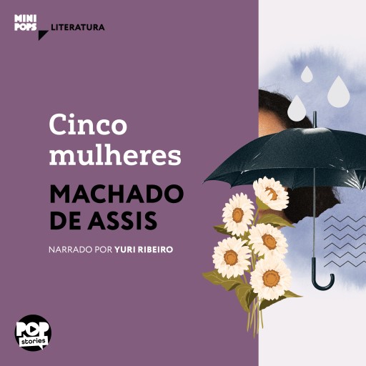 Portada del audiolibro «Cinco mulheres», de Machado de Assis
