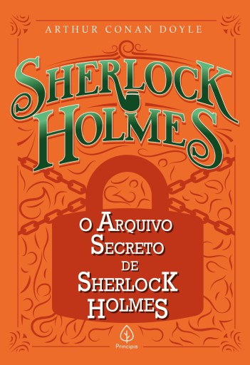 Portada del libro «O arquivo secreto de Sherlock Holmes», de Arthur Conan Doyle