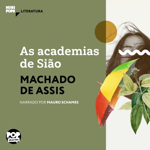 Portada del audiolibro «As academias de Sião», de Machado de Assis